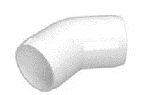 45° Elbow PVC Fitting
