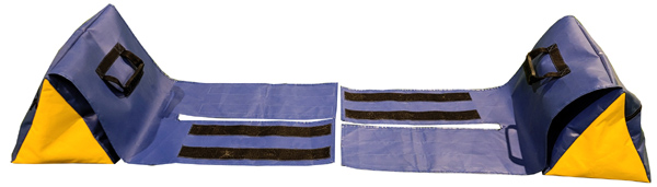 Cool Runners Dual Srap 17" x 10" Competition Tunnel Bags with Rubber Grip Bases
