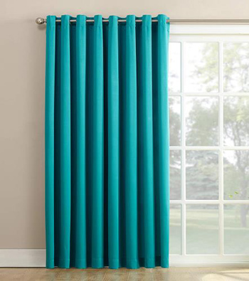 Teal Patio Doors Panels